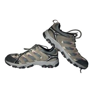 Cloudveil Womens Expedition Hiking Shoes Size 8 Grey Pink Insoles Missing